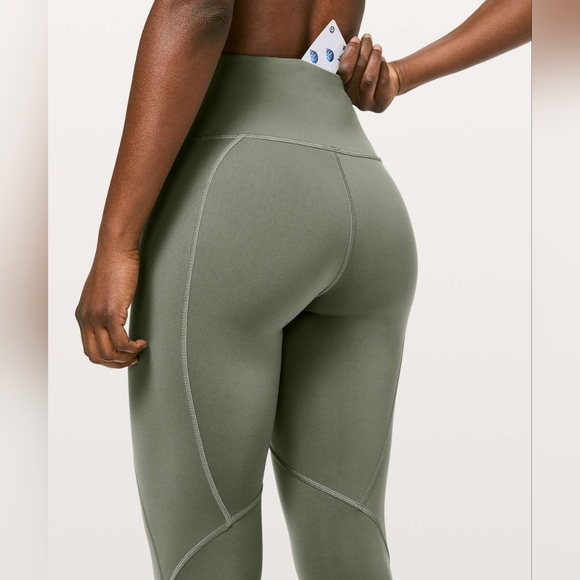 Lululemon To The Beat Tight *24" in Grey Sage - Picture 5 of 8